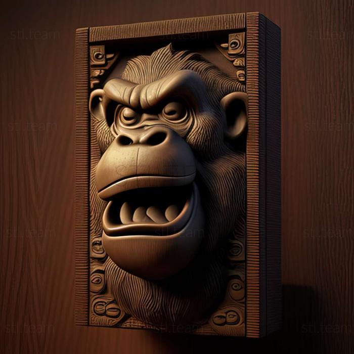 3D модель Donkey Kong з Donkey Kong (STL)